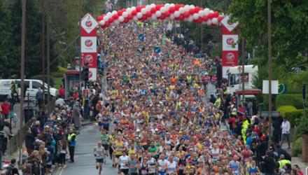 London Marathon wide shot