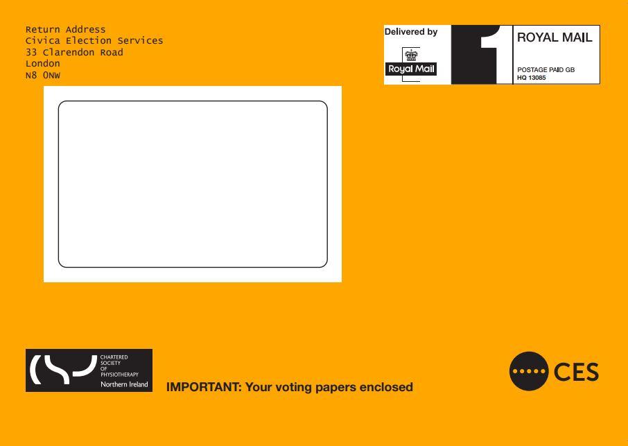 A golden-coloured envelope